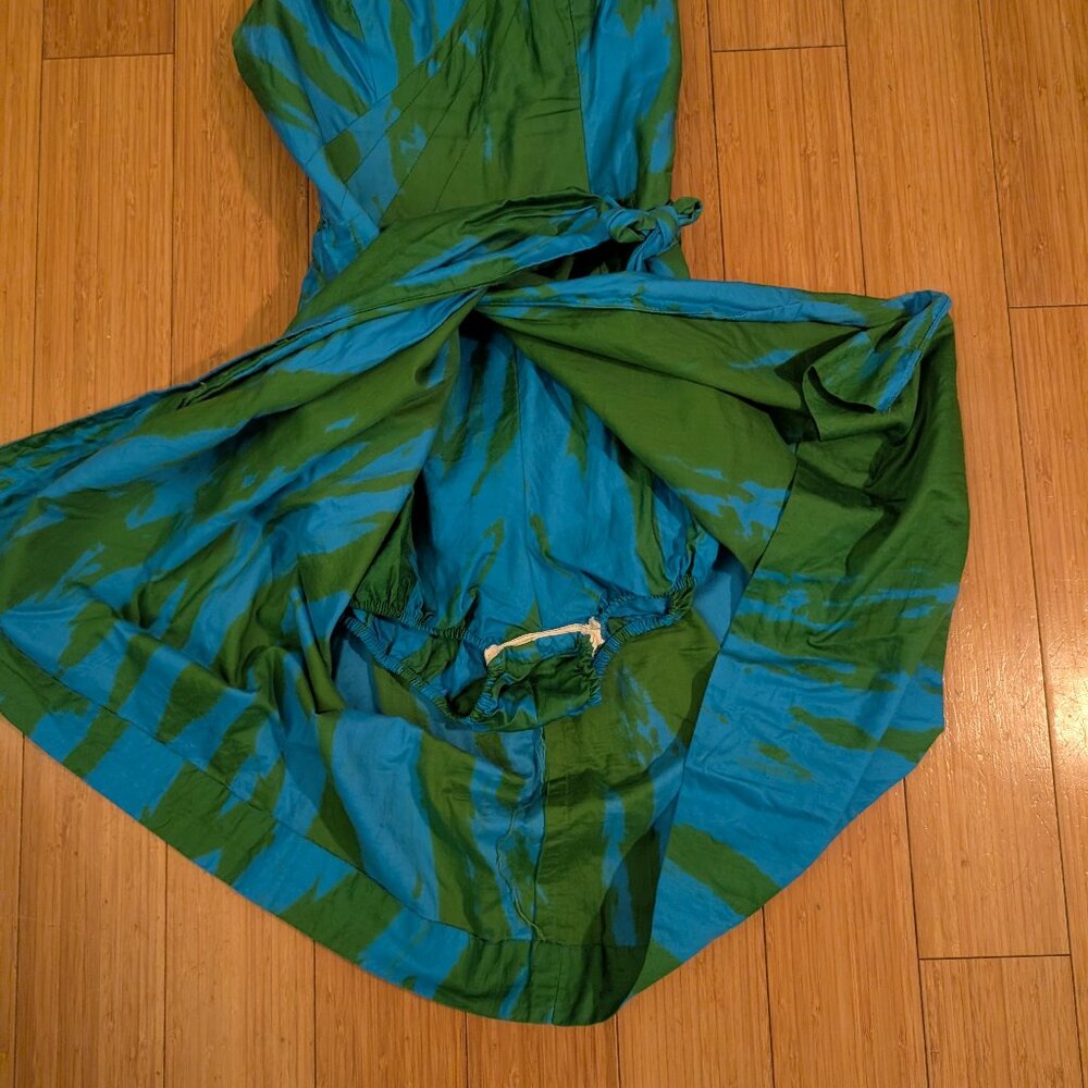1950s True vintage Ruby of Miami green and blue party dress - Picture 10 of 13